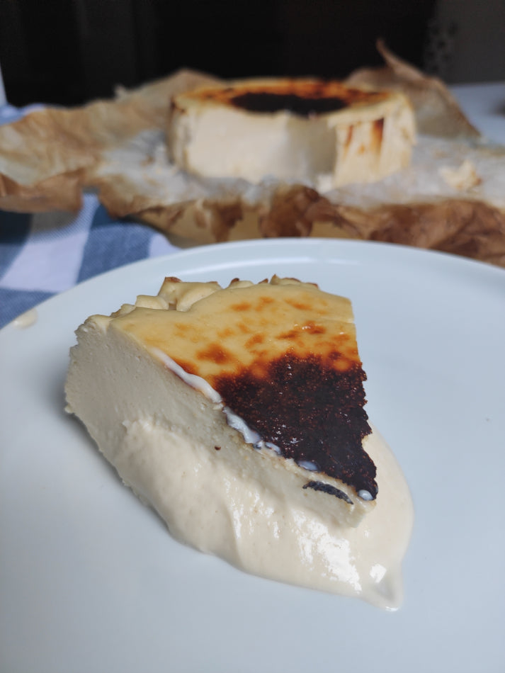 Tarta de queso azul