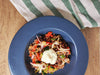 Arroz rojo con verduritas