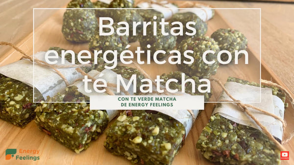 BARRITAS ENERGETICAS CON TÉ VERDE MATCHA