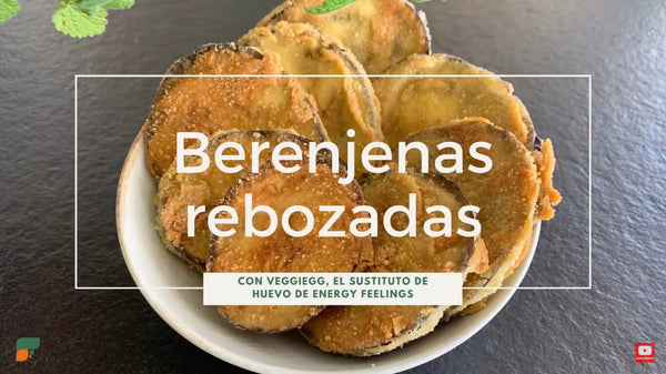 BERENJENAS REBOZADAS SIN HUEVO Y CRUJIENTES CON VEGGIEGG