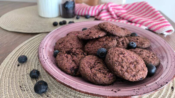 Cookies de Açaí y Arándanos