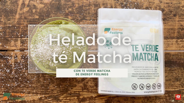 HELADO VEGANO DE TE VERDE MATCHA