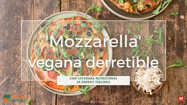'MOZZARELLA' VEGANA DERRETIBLE CON LEVADURA NUTRICIONAL