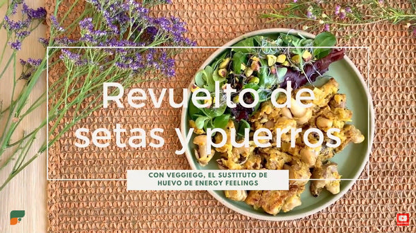 REVUELTO DE SETAS SIN HUEVO CON VEGGIEGG