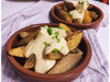 Patatas gajo deluxe con mayonesa de levadura nutricional