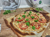 PIZZA FRÍA SIN GLUTEN CON TOMATE, QUESO Y ACEITE DE GUINDILLA