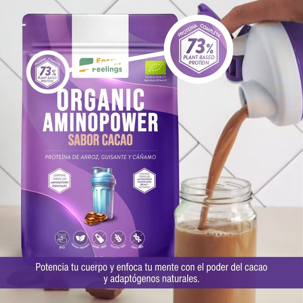 ORGANIC AMINOPOWER 74% CHOCO ECO - 500g