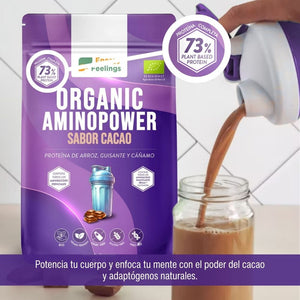 ORGANIC AMINOPOWER 74% CHOCO ECO - 500g