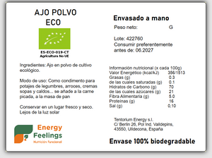 AJO EN POLVO ECO A GRANEL