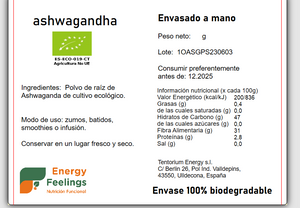 ASHWAGANDHA ECO A GRANEL