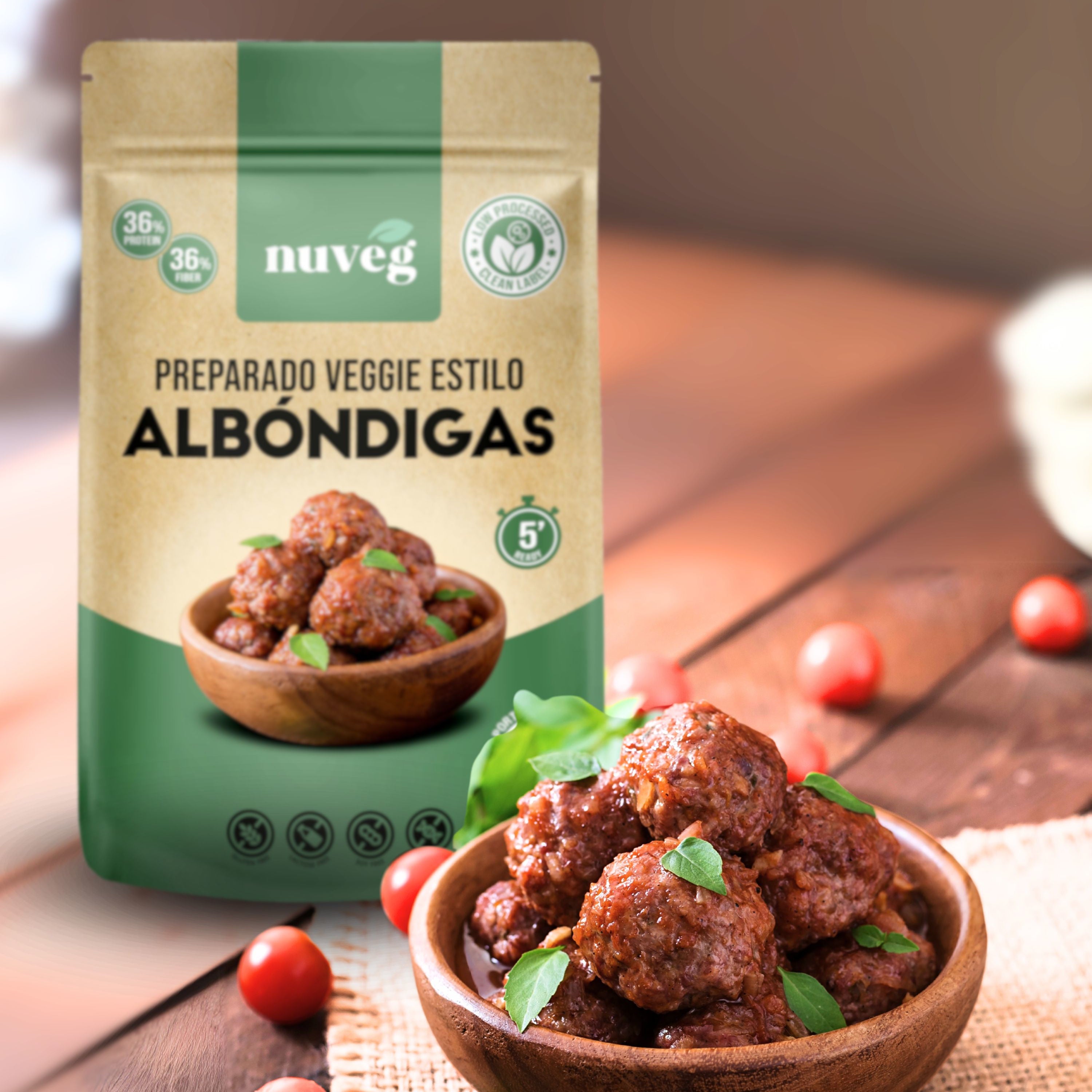 ALBÓNDIGAS VEGANAS NUVEG