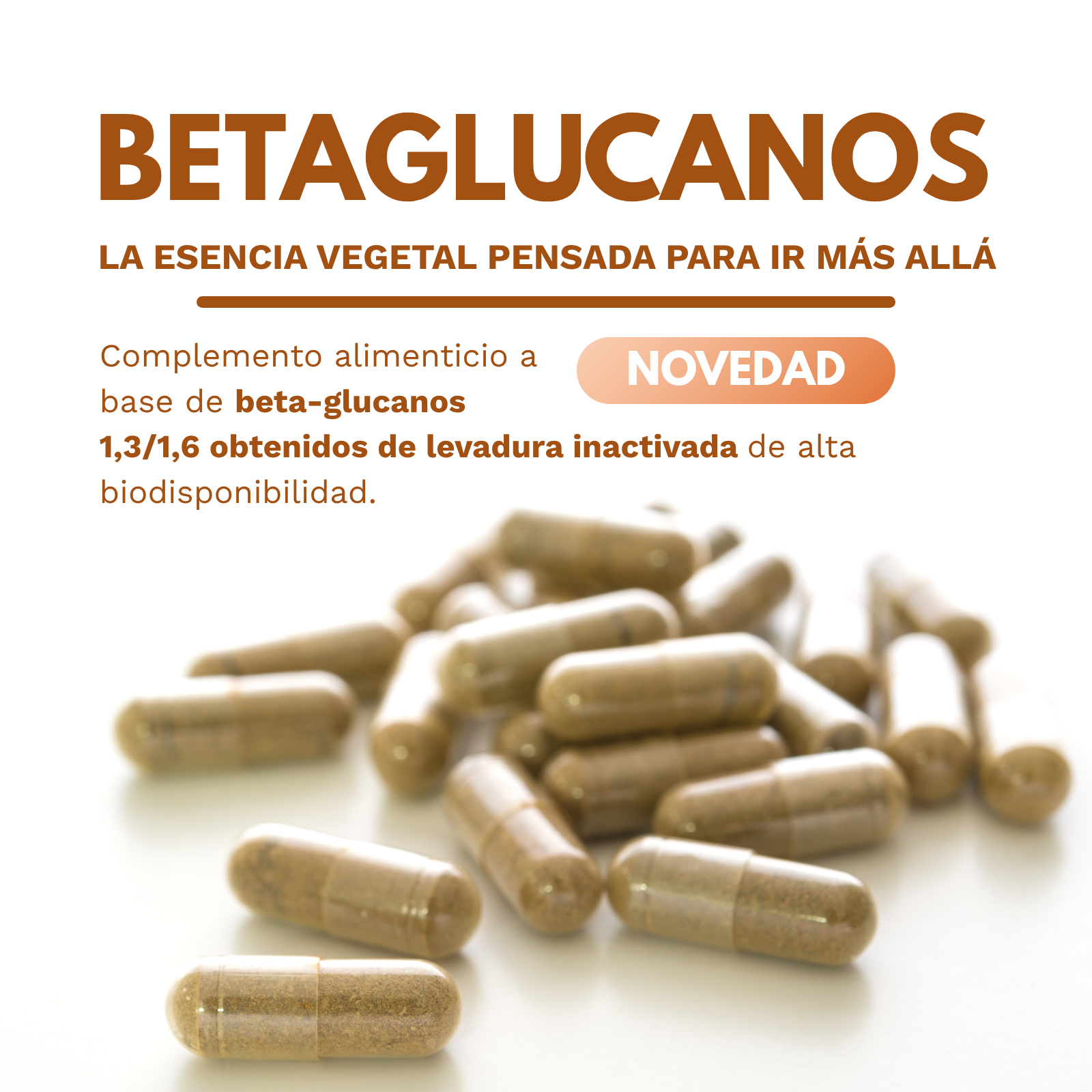 BETAGLUCANOS biodisponibles - 60 cápsulas