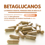 BETAGLUCANOS biodisponibles - 60 cápsulas
