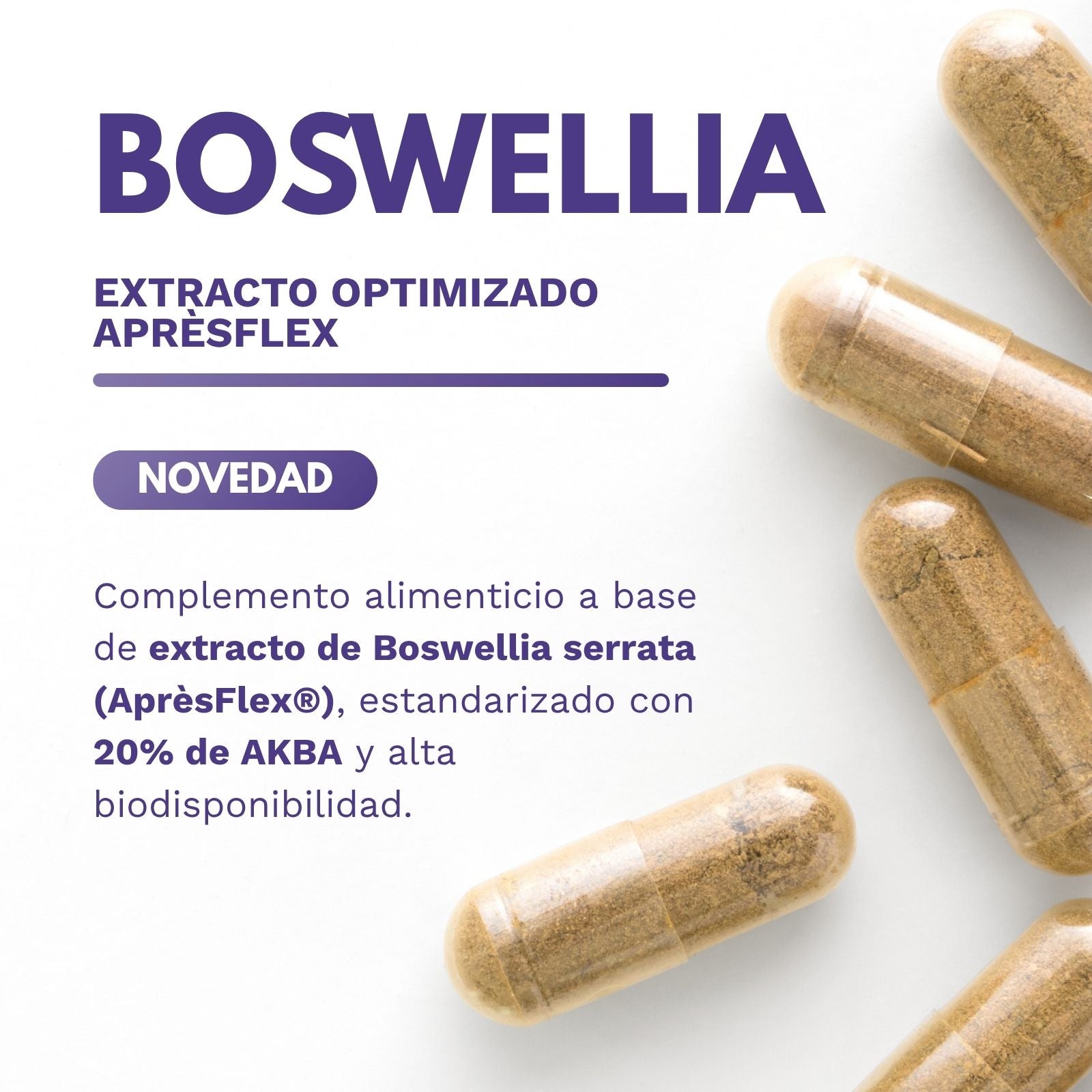 BOSWELLIA biodisponible - 60 cápsulas