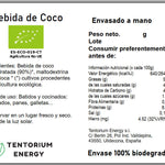 Ficha de bebida de coco a granel 