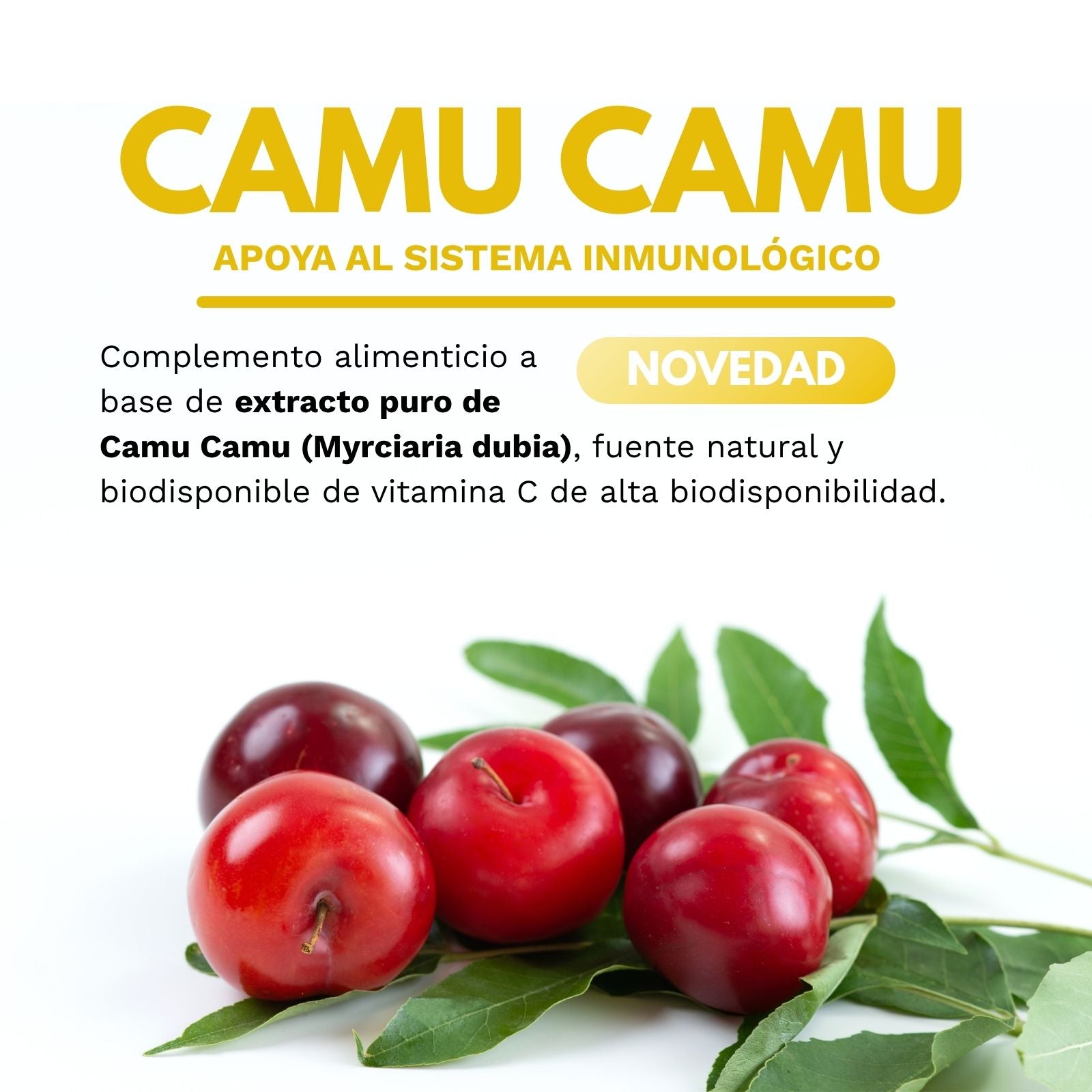 CAMU CAMU ECO biodisponible - 120 cápsulas