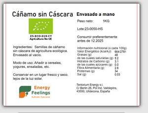 CÁÑAMO SEMILLA SIN CÁSCARA ECO A GRANEL