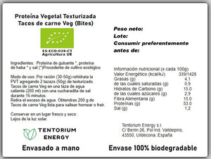 PROTEÍNA VEGETAL TEXTURIZADA TACOS DE CARNE VEG ECO A GRANEL