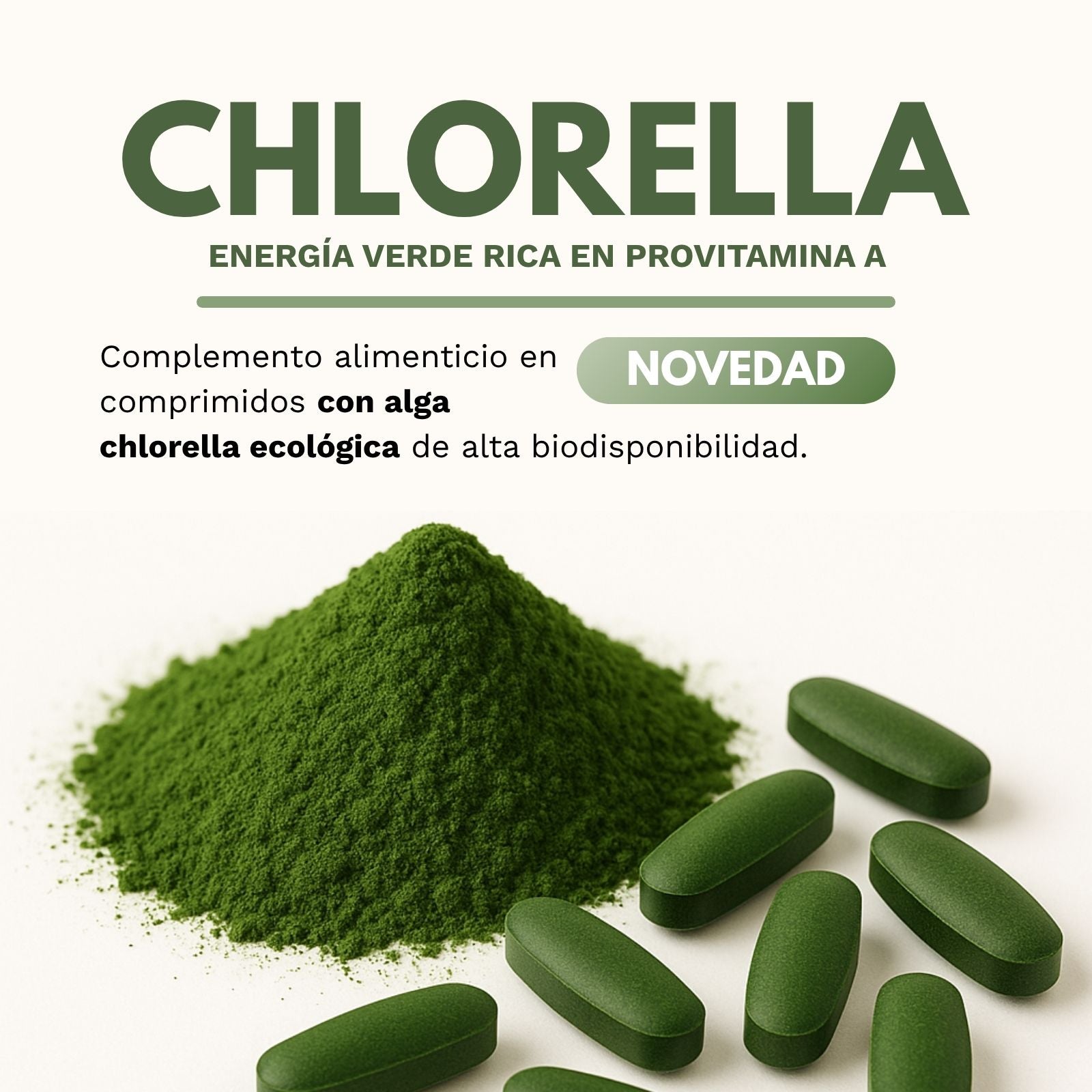 CHLORELLA ECO biodisponible - 120 comprimidos