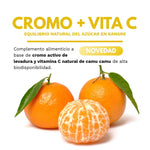 CROMO + VITAMINA C biodisponible - 60 cápsulas