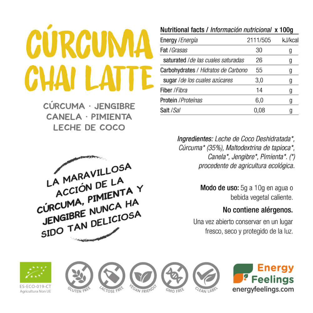 CÚRCUMA CHAI LATTE ECO