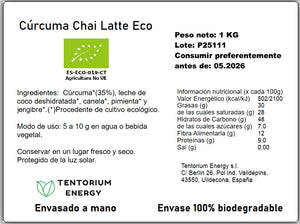 CÚRCUMA CHAI LATTE ECO A GRANEL