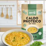 CALDO PROTEICO con fideos NUVEG (2 raciones)