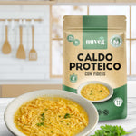 CALDO PROTEICO con fideos NUVEG (2 raciones)