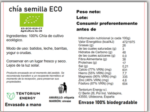 CHÍA SEMILLAS ECO A GRANEL