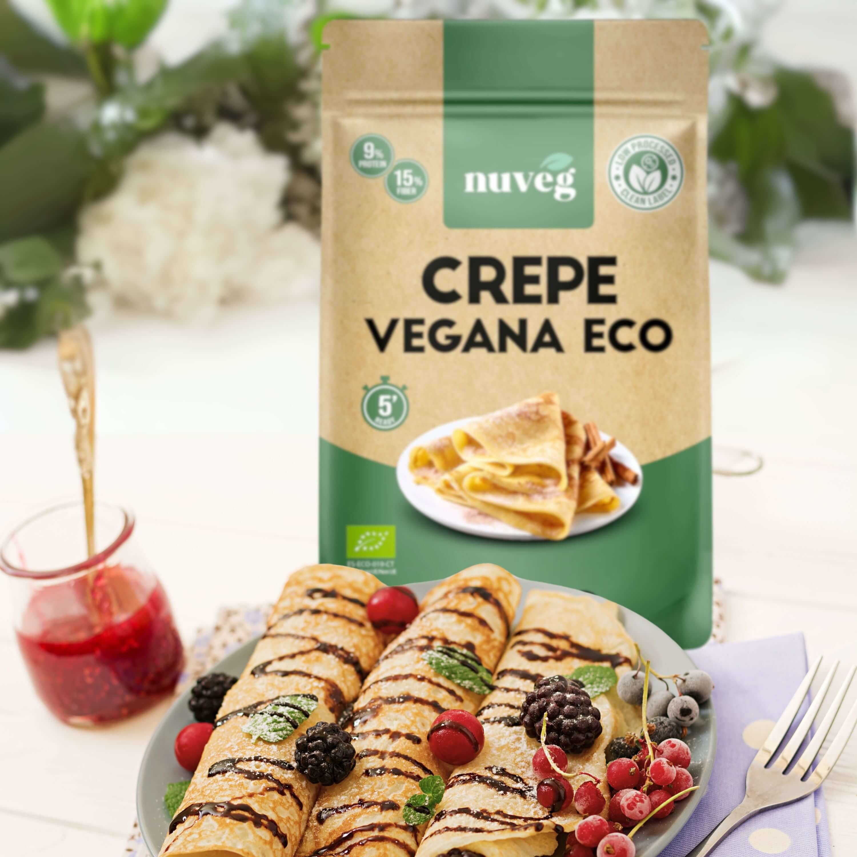 CREPE VEGANA ECO SIN GLUTEN NUVEG (6 crepes)