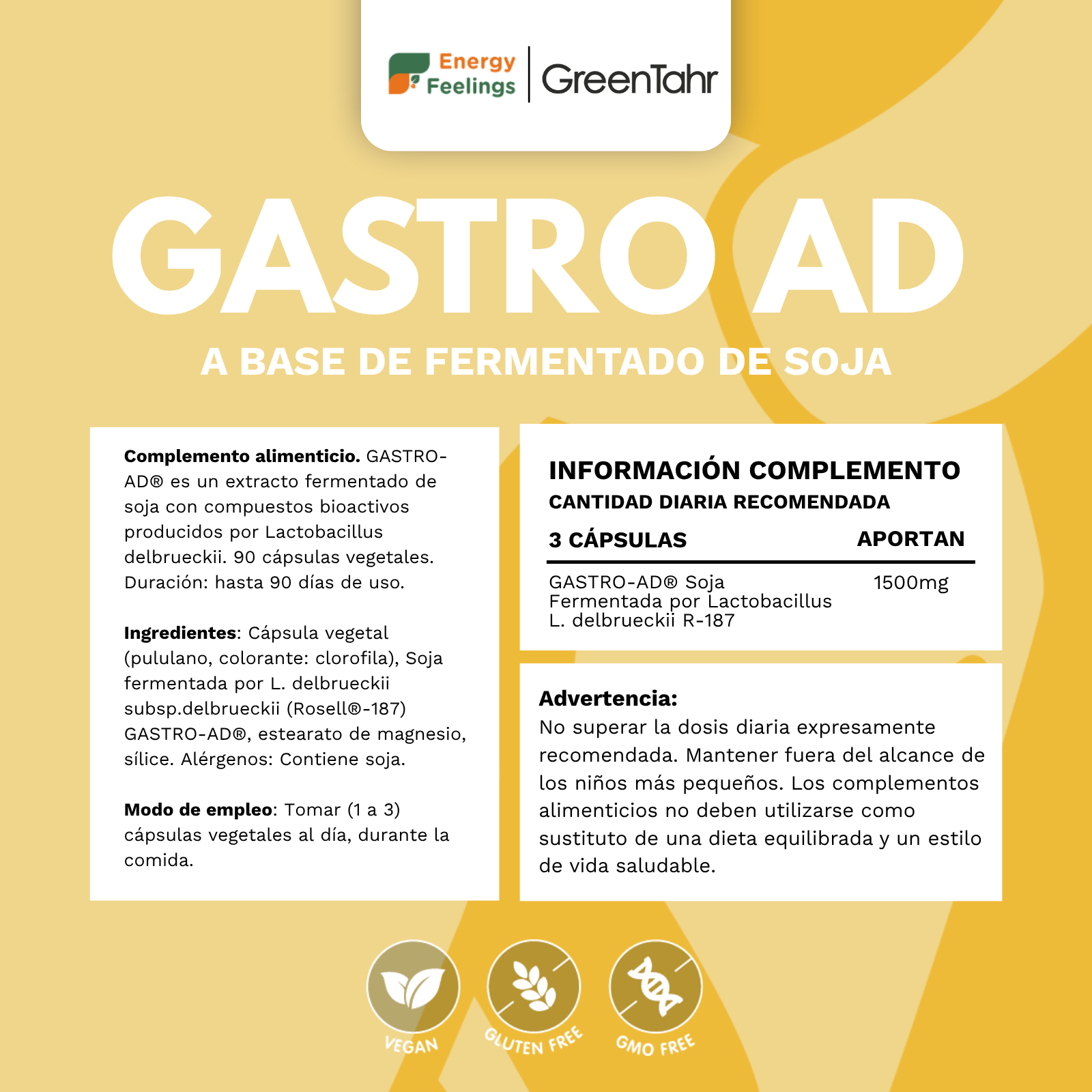 GASTRO AD biodisponible - 90 cápsulas
