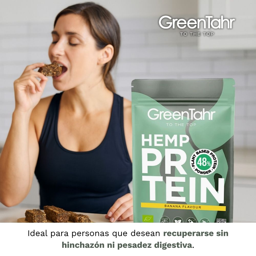 PROTEÍNA DE CÁÑAMO SABOR BANANA ECO - 750g - medsuperfoods