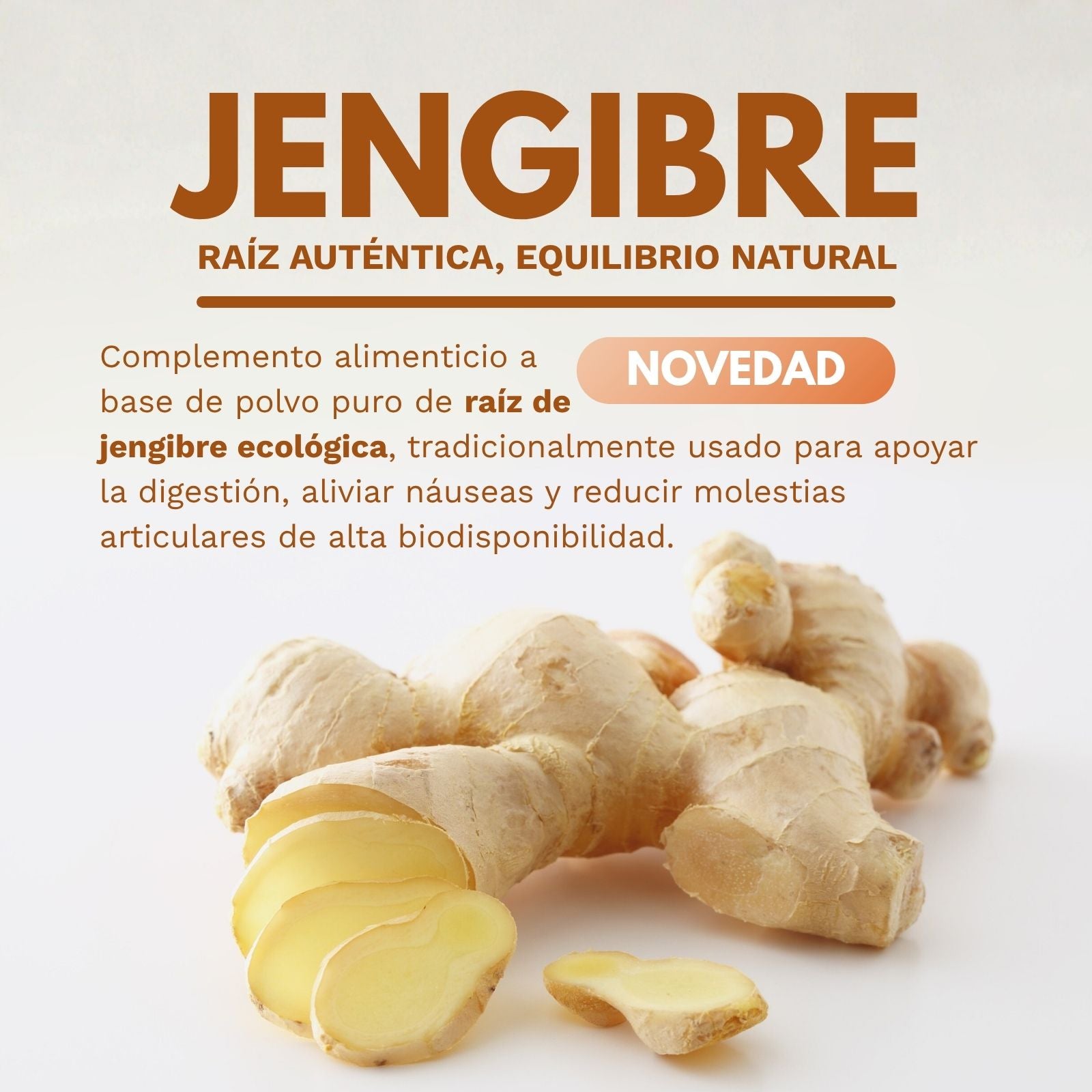JENGIBRE ECO biodisponible - 120 cápsulas