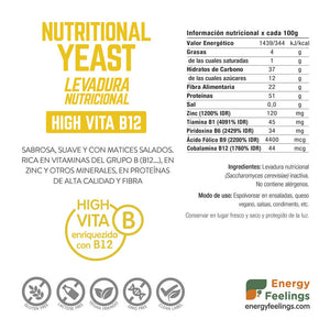 LEVADURA NUTRICIONAL HIGH VITA B12 + COPOS