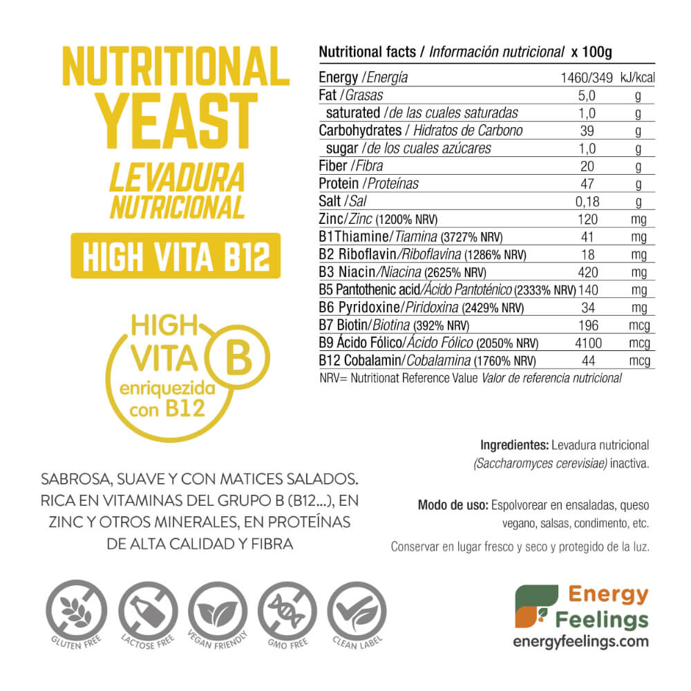 LEVADURA NUTRICIONAL HIGH VITA B12 COPOS