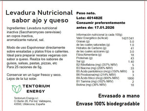 LEVADURA NUTRICIONAL CON AJO Y QUESO GRANEL