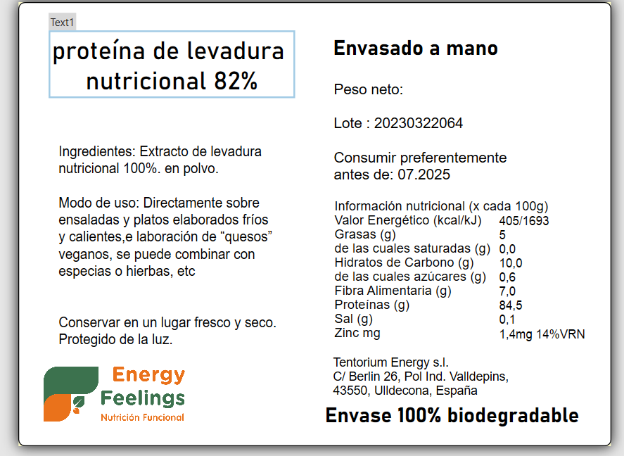 LEVADURA NUTRICIONAL COPOS ECO GRANEL