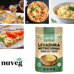 LEVADURA NUTRICIONAL SABOR AJO Y QUESO NUVEG (25 raciones)