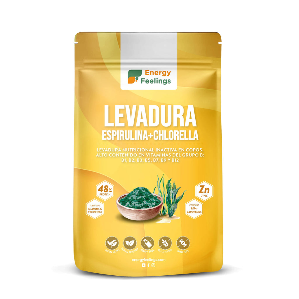 LEVADURA NUTRICIONAL CON CHLORELLA Y ESPIRULINA - 250g