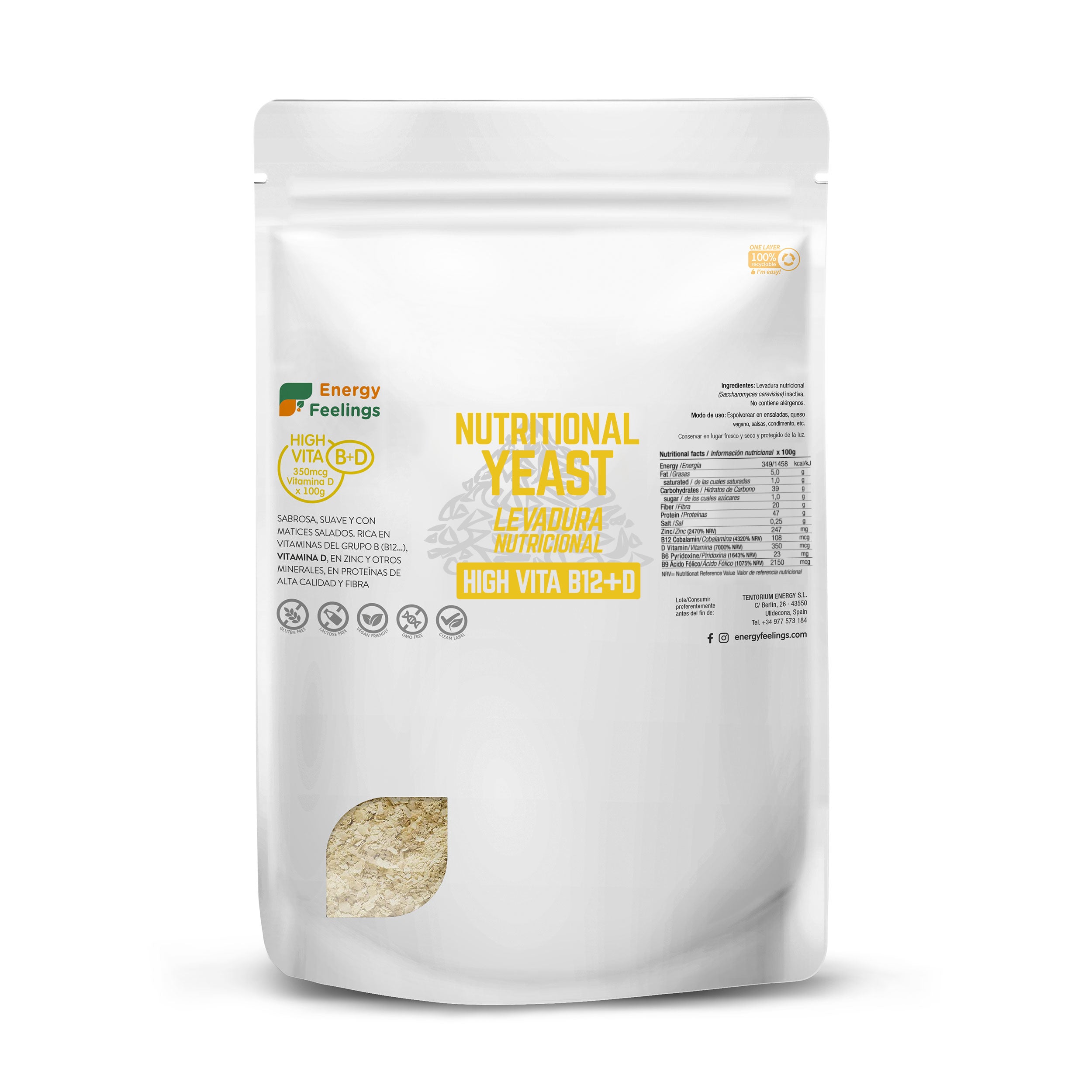 LEVADURA NUTRICIONAL HIGH VITA B12+D COPOS