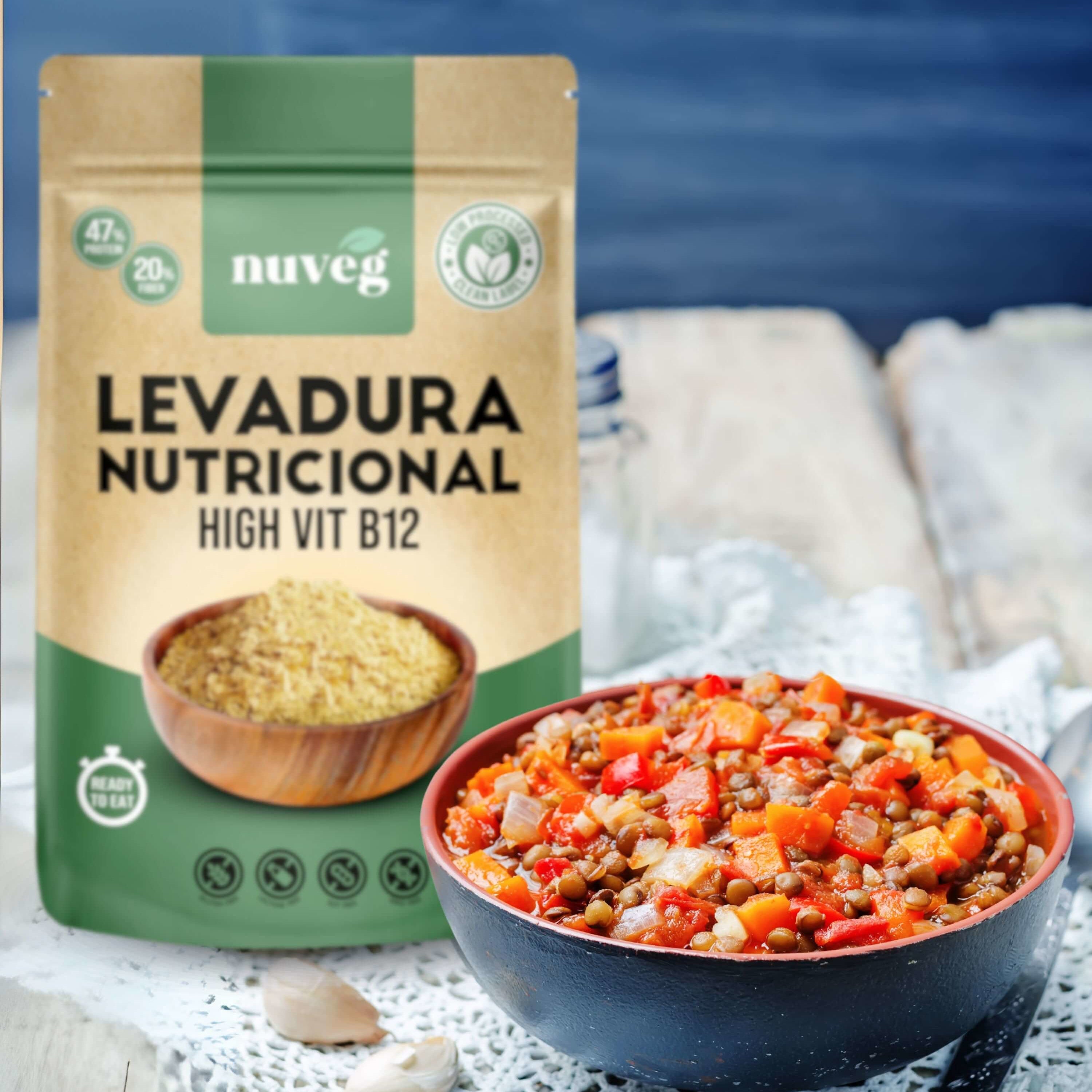LEVADURA NUTRICIONAL HIGH VITA B12 + COPOS NUVEG (25 raciones)