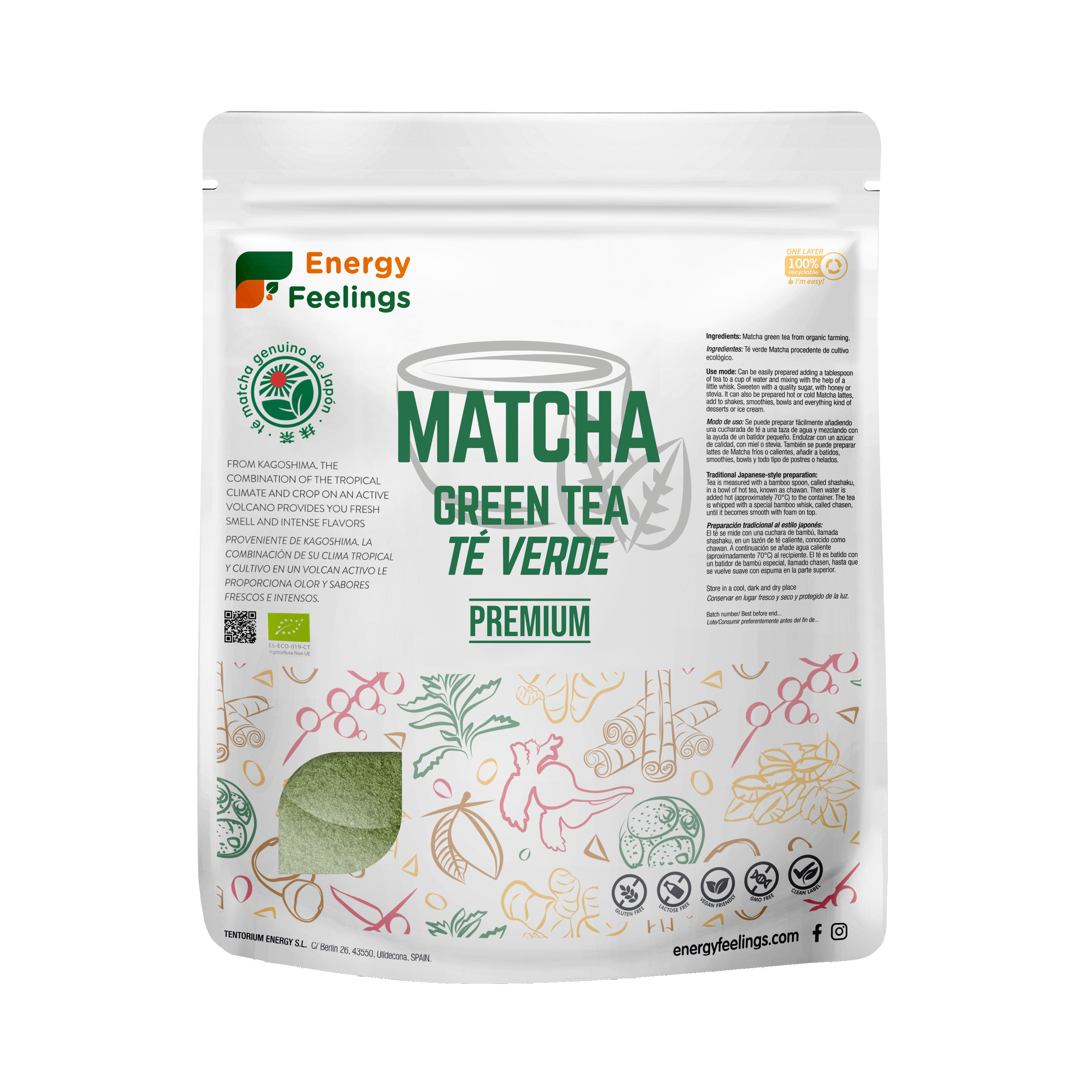 TÉ MATCHA GRADO PREMIUM ECO