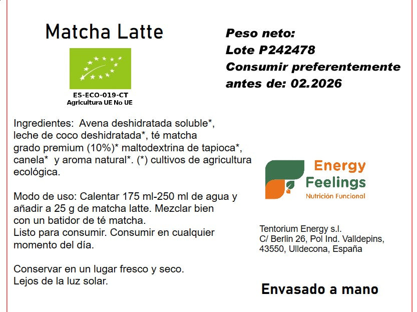 MATCHA LATTE ECO A GRANEL