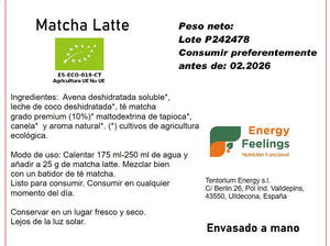 MATCHA LATTE ECO A GRANEL