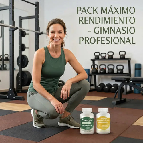 MÁXIMO RENDIMIENTO (espirulina y vitaminas B) #