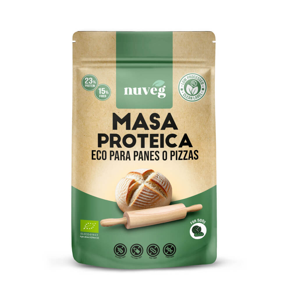 PAN PROTEICO ECO SIN GLUTEN NUVEG (3-4 panecillos)