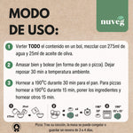 MASA PROTEICA ECO PARA PANES O PIZZAS NUVEG (3-4 panecillos)