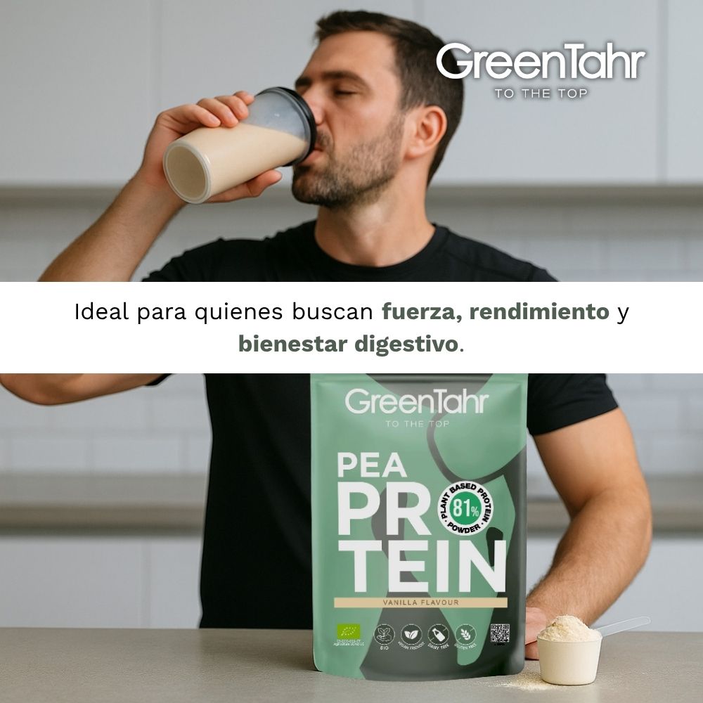 PROTEÍNA DE GUISANTE SABOR VAINILLA ECO - 750g - medsuperfoods