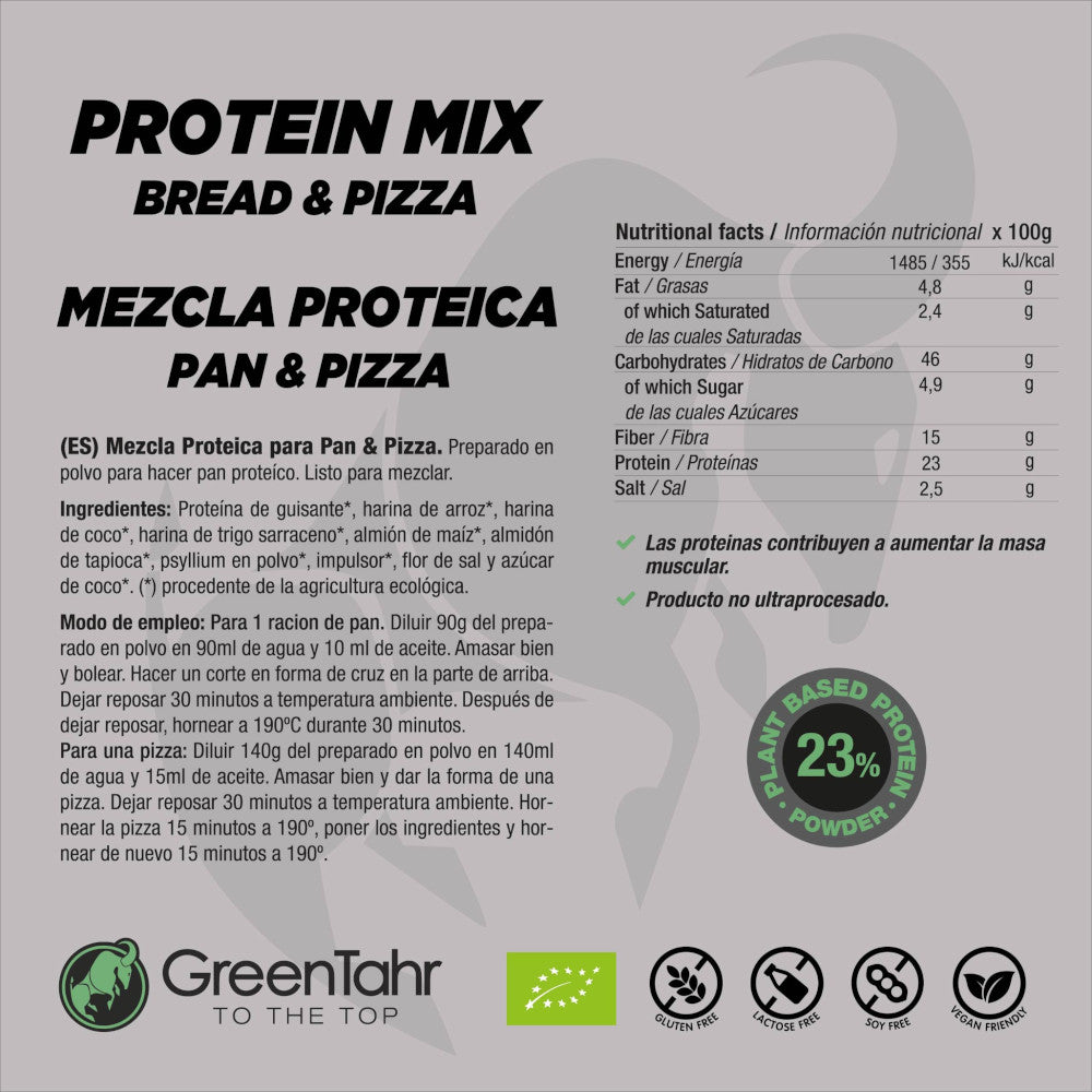 MEZCLA PROTEICA PAN Y PIZZA ECO - 900g