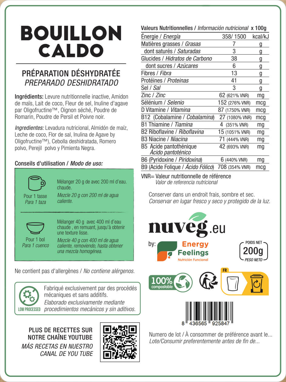 CALDO PROTEICO NUVEG (5-10 raciones)